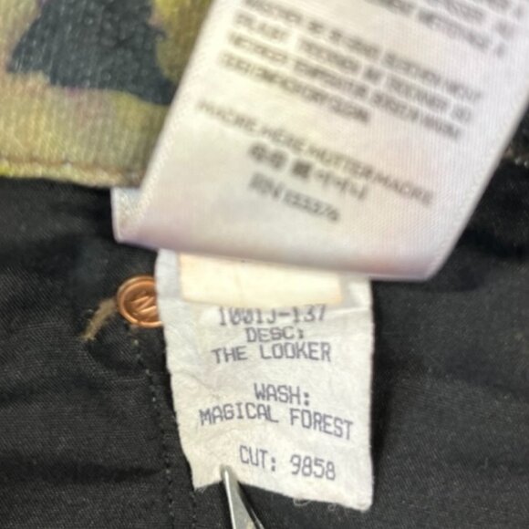 Mother The Looker Magical Forest Jeans Size 34 Floral Denim Made in USA - Picture 5 of 12